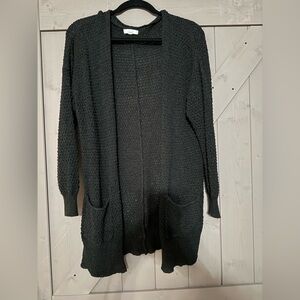 Black Knit Cardigan
